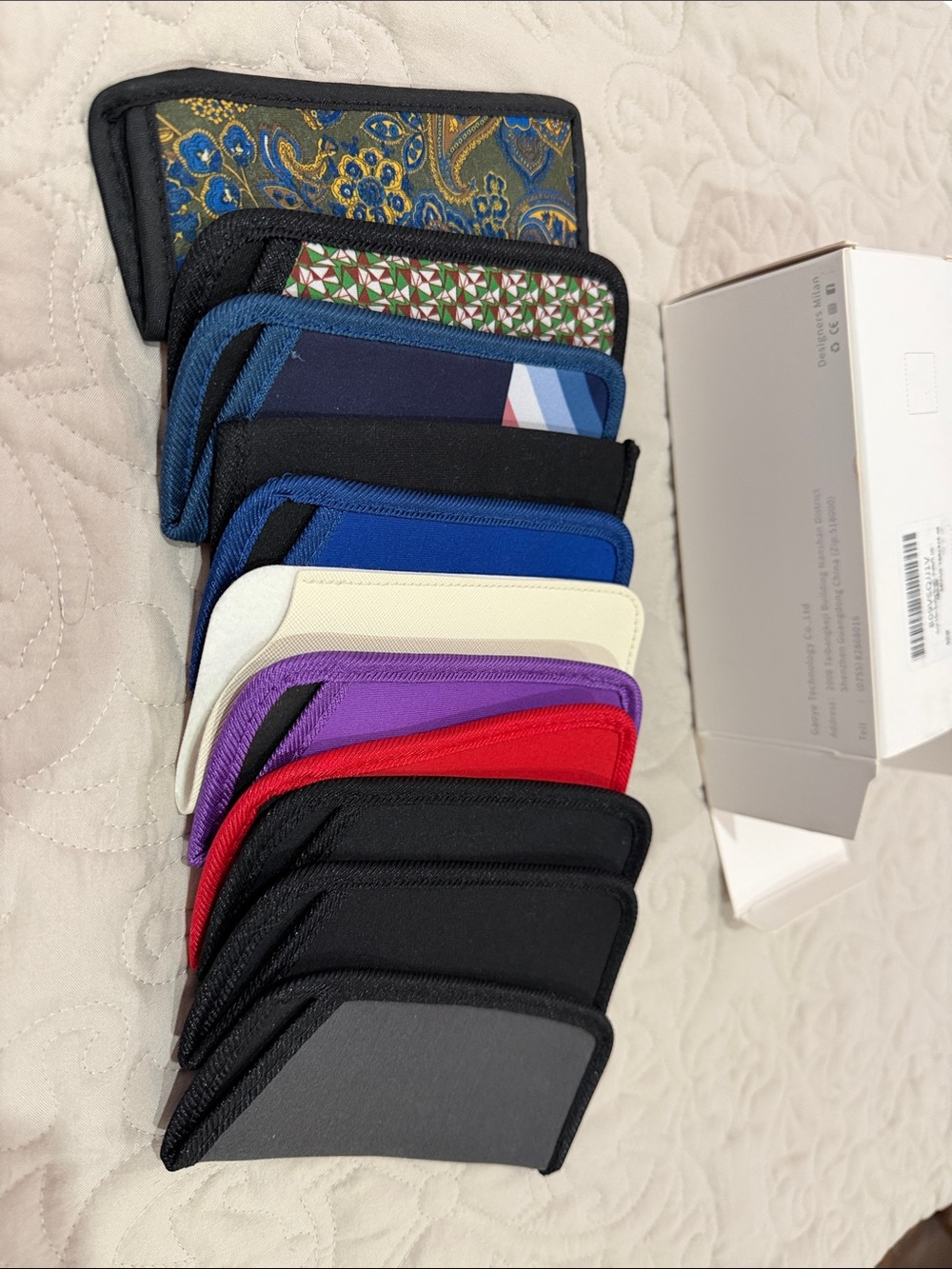 Assorted  Sleeves for reading glasses- Multiple Colors